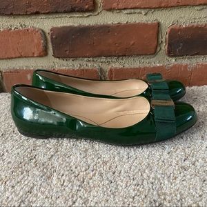 Salvatore Ferragamo Green Ballet flats Sz 7.5